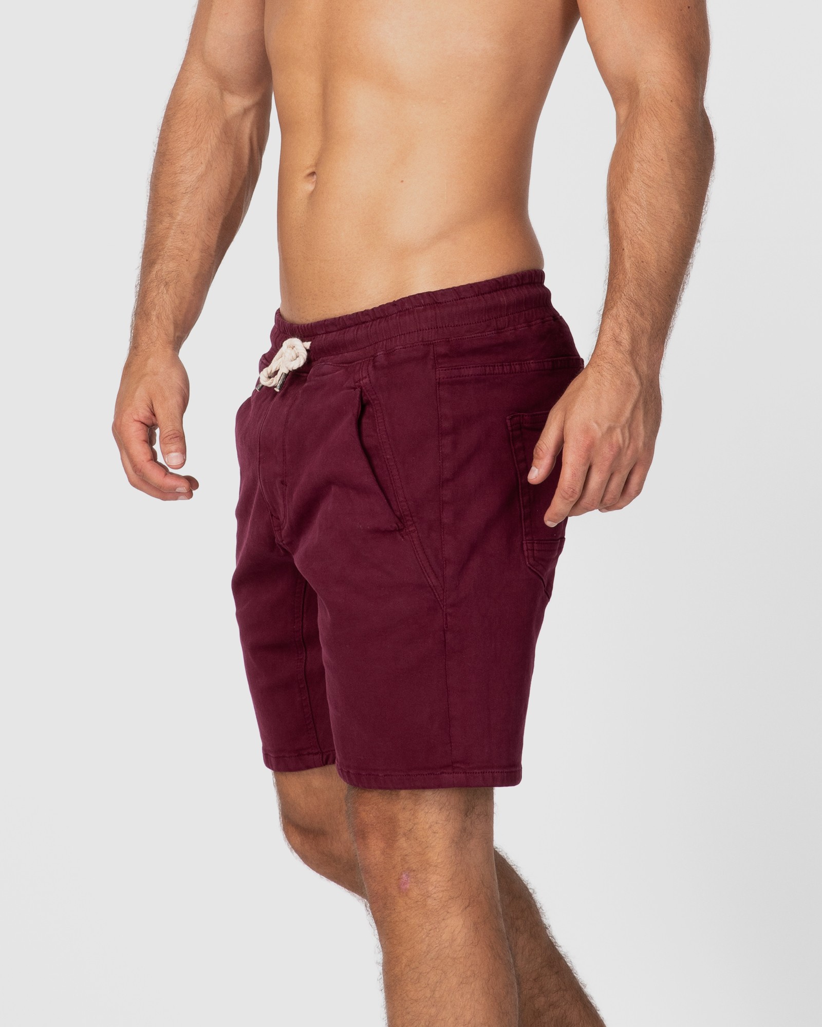 HUDSON MAROON SHORTS