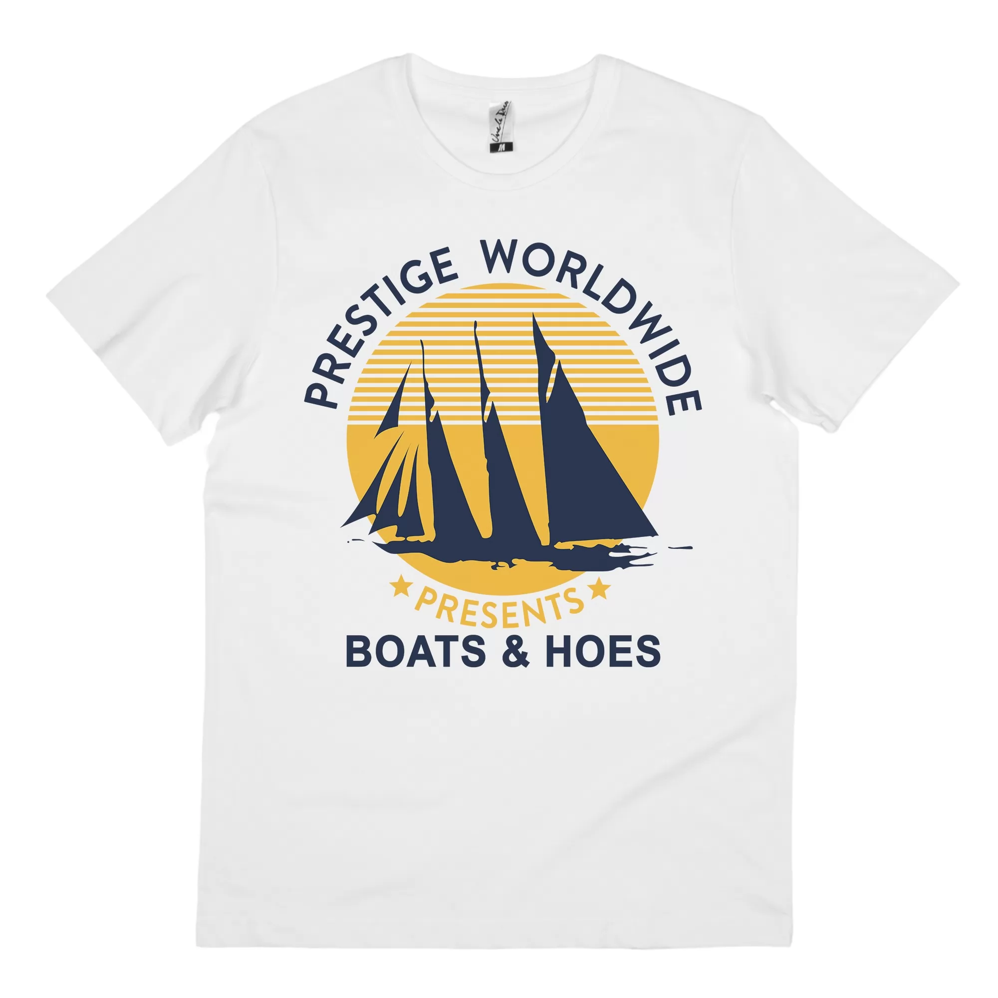 BOATS N HOES WHITE TEE