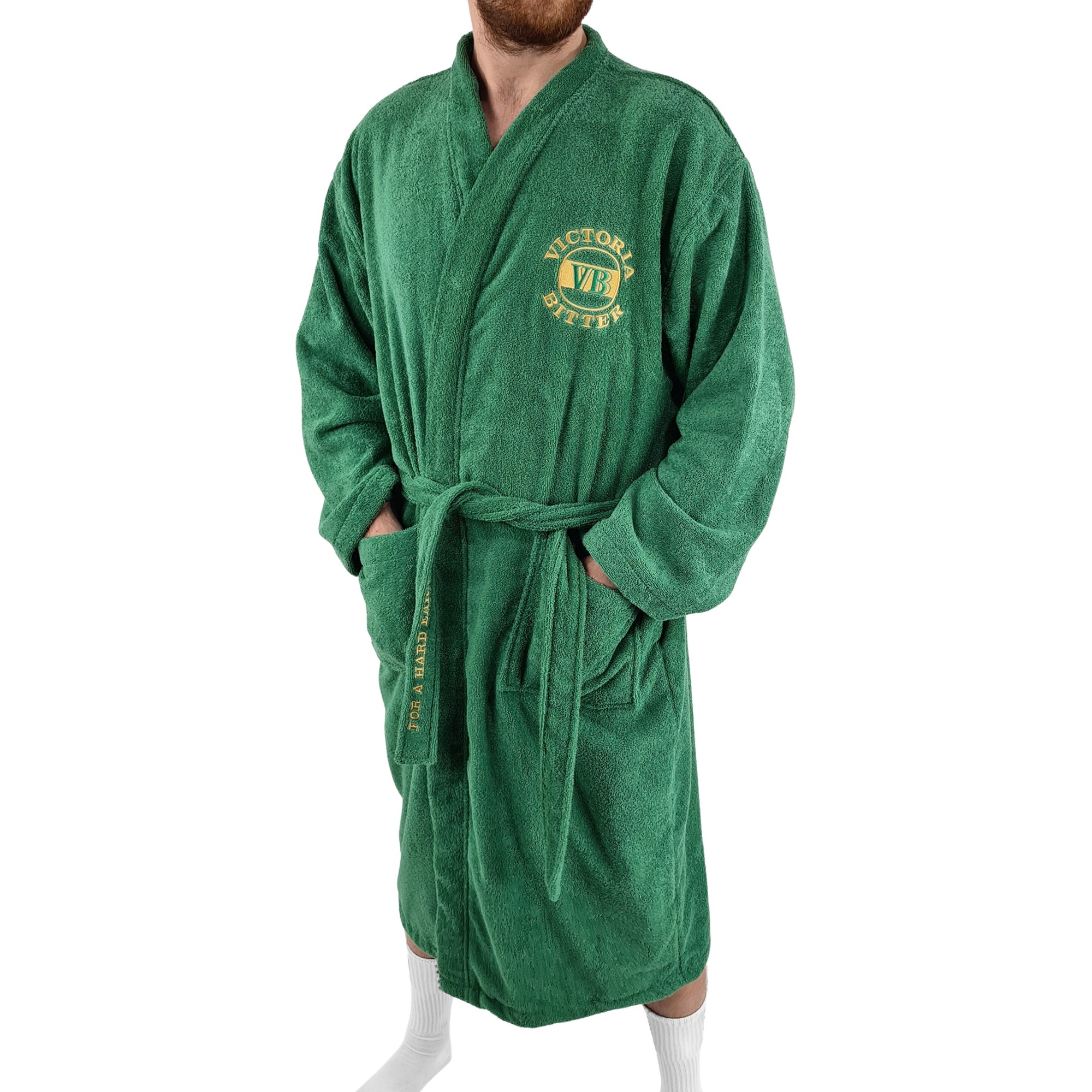 LUXE VB TERRY TOWELLING BATH ROBE