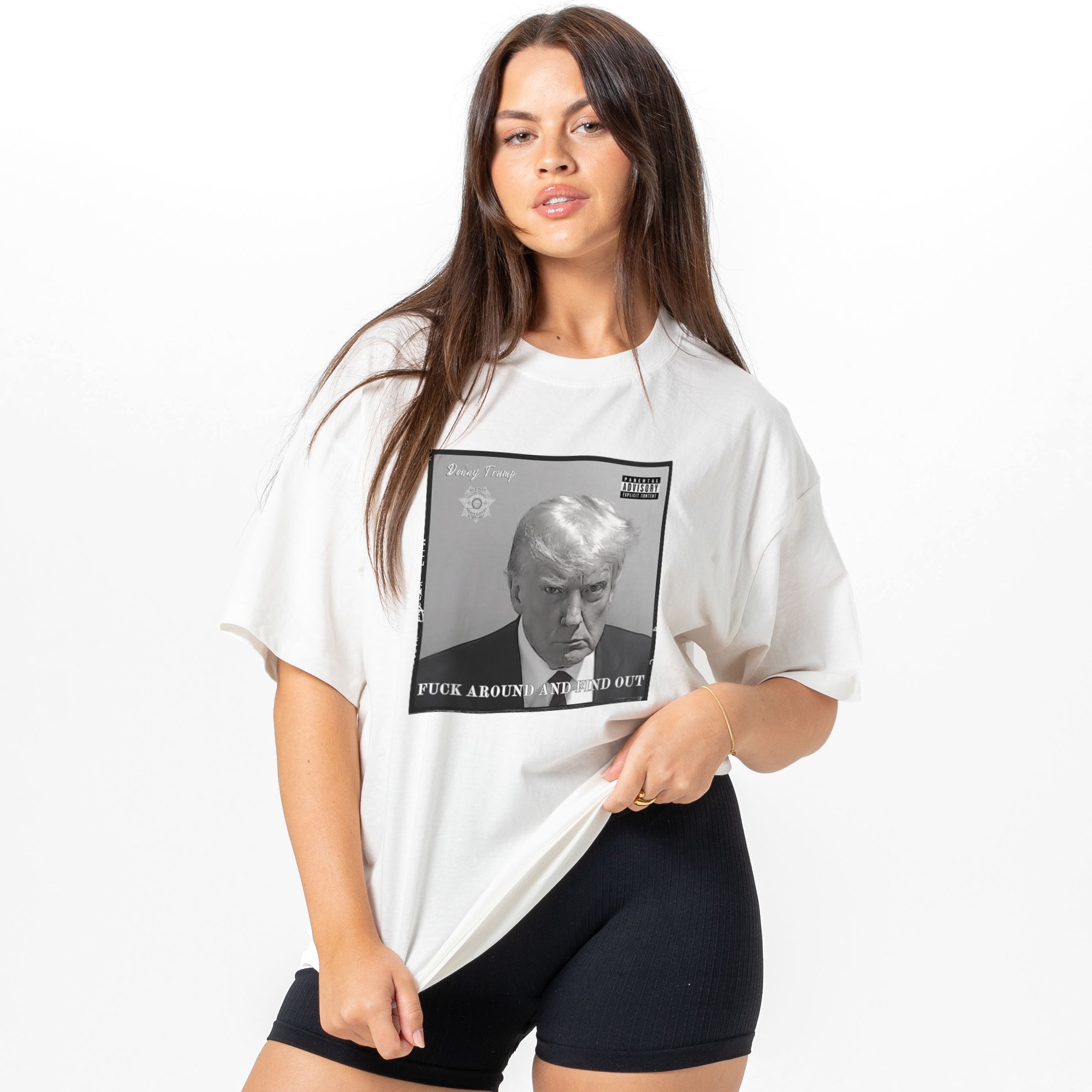 DONNY TRUMP WHITE TEE