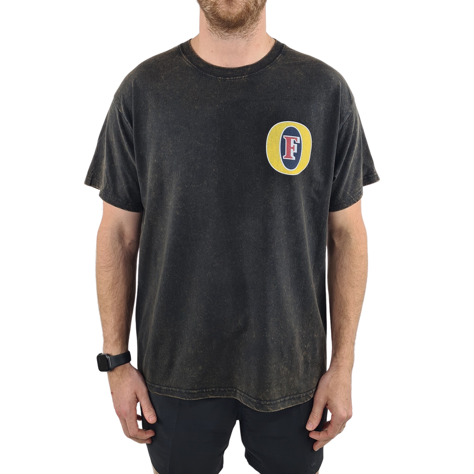 VINTAGE FOSTER'S FRONT AND BACK T-SHIRT