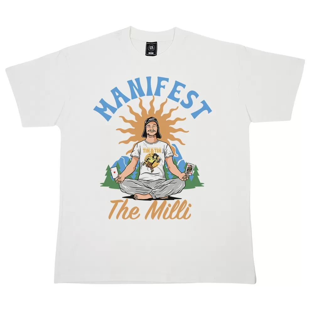 OFF WHITE MANIFEST THE MILLI VINTAGE T-SHIRT
