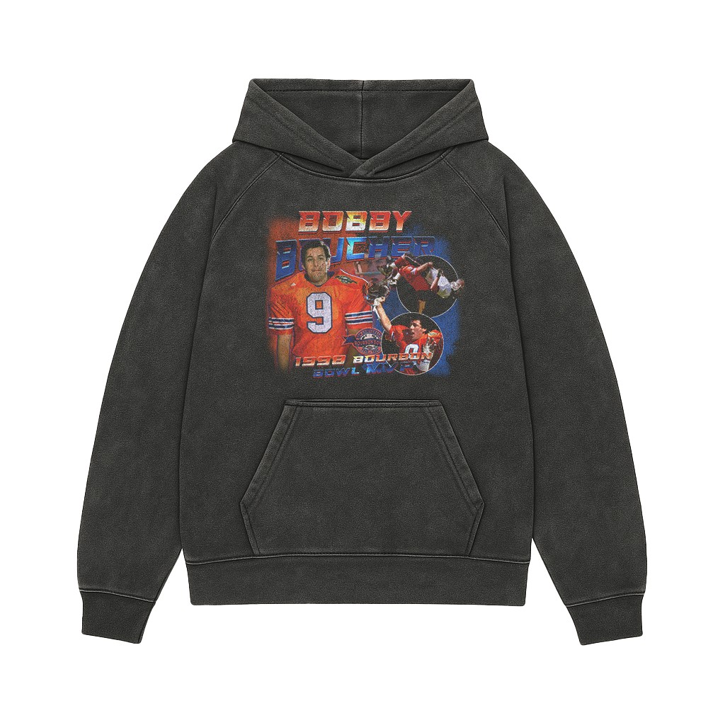 BOUCHER MVP VINTAGE BLACK HOODIE
