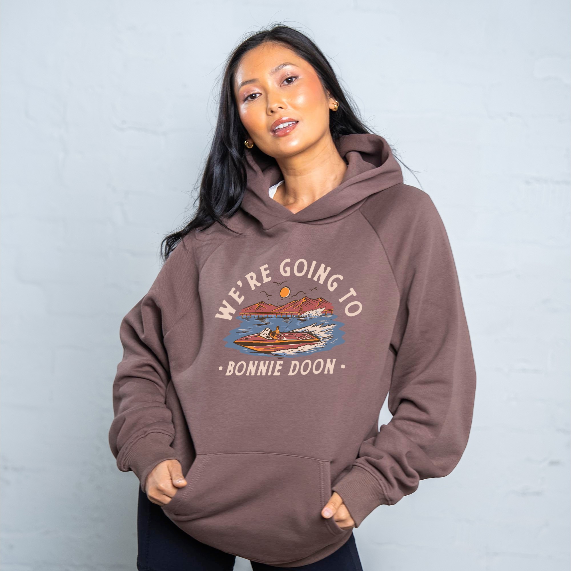 BONNIE DOON DARK BROWN HOODIE