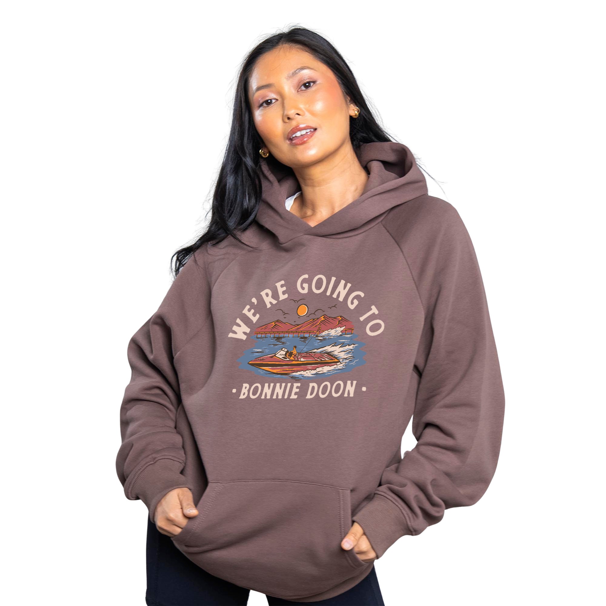BONNIE DOON DARK BROWN HOODIE