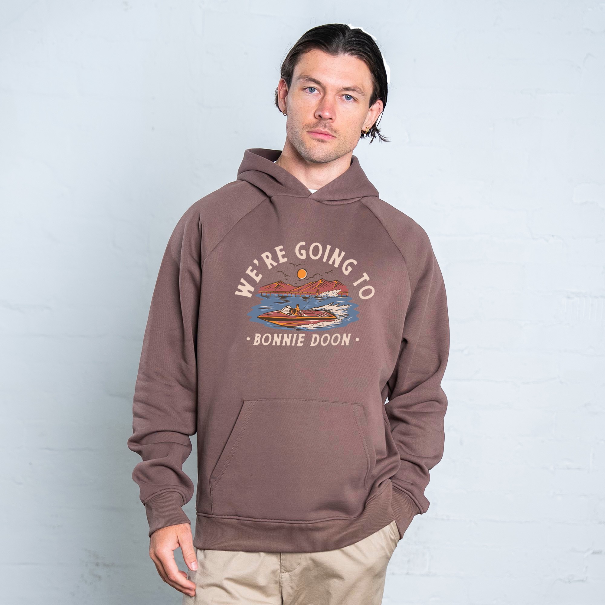 BONNIE DOON DARK BROWN HOODIE
