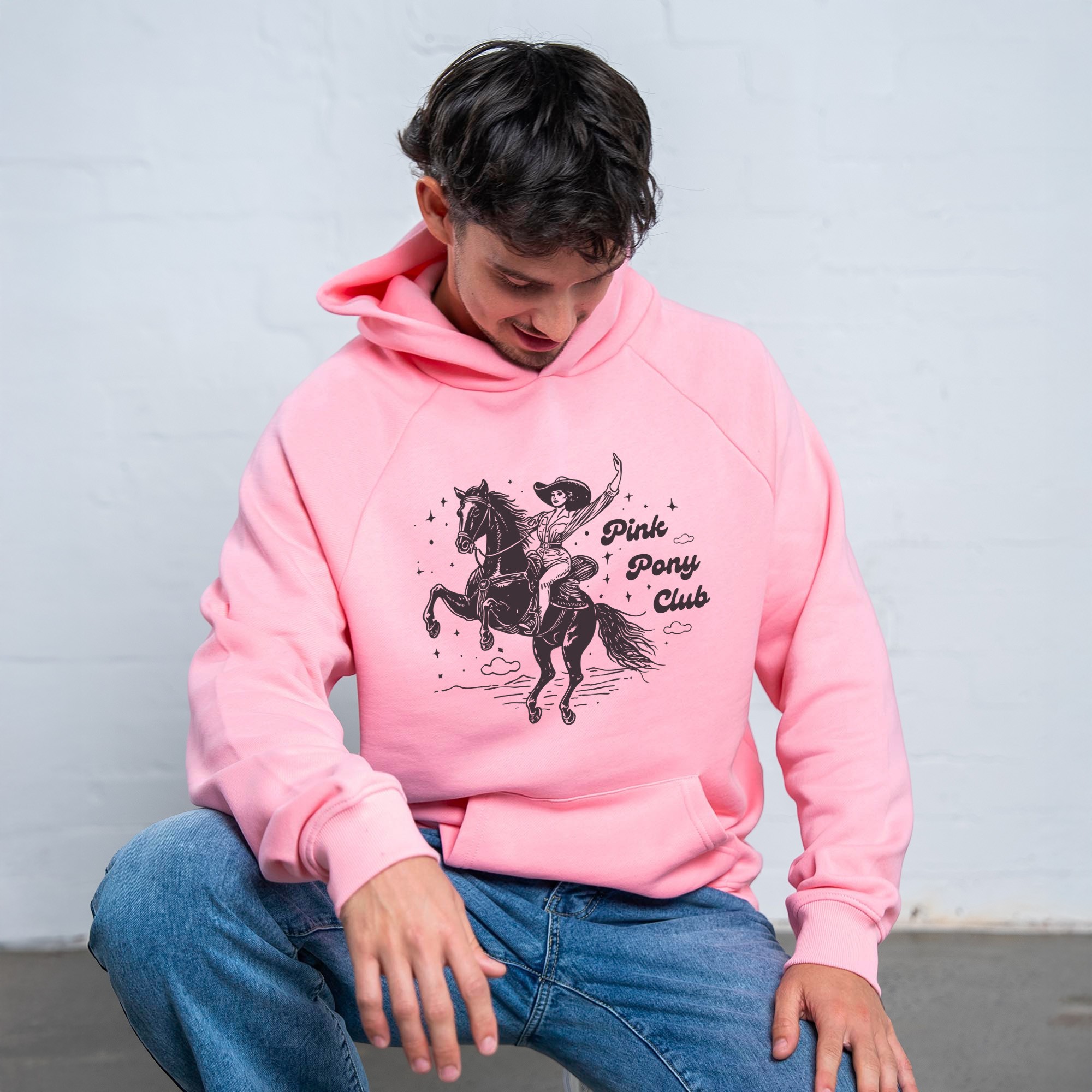 PINK PONY CLUB PINK HOODIE