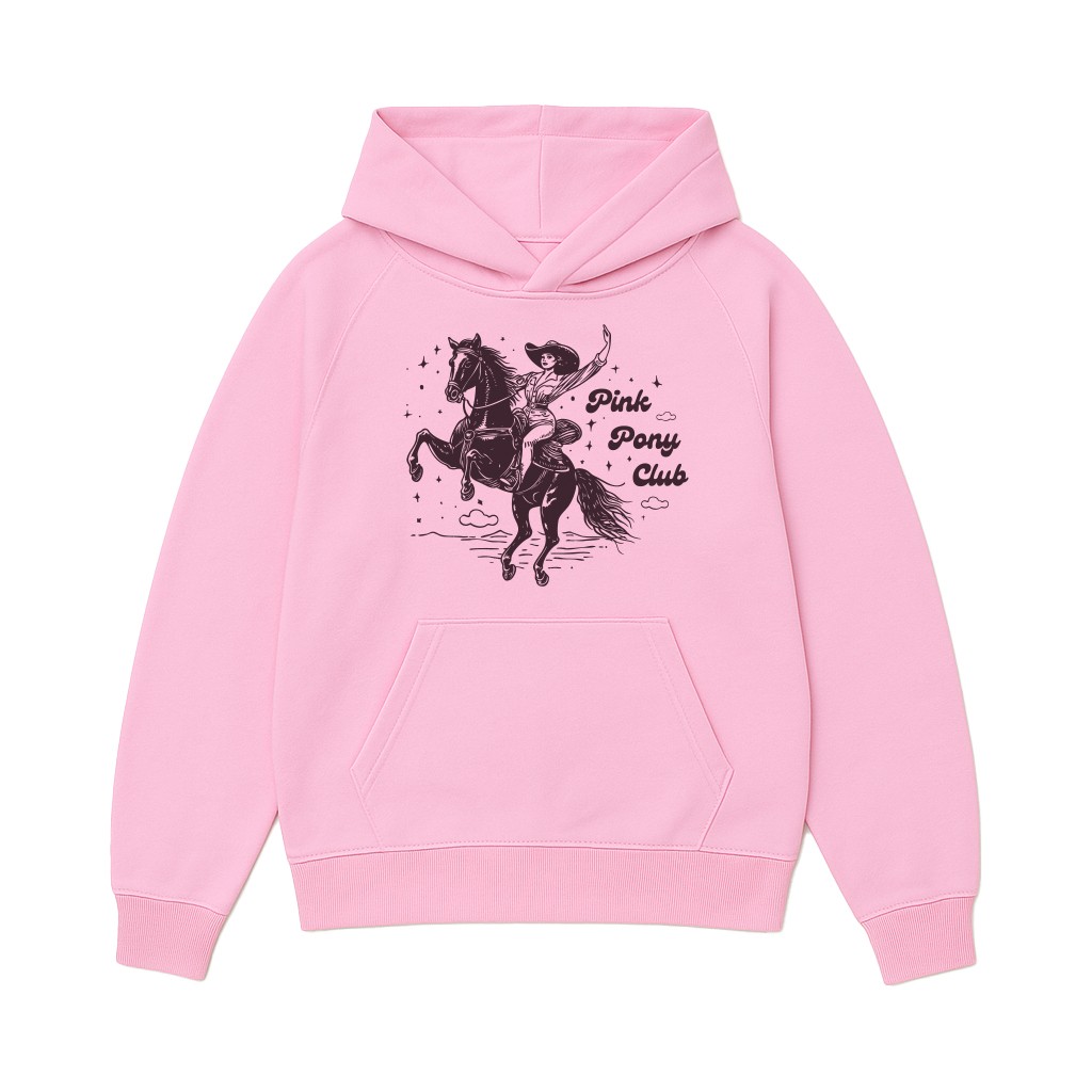 PINK PONY CLUB PINK HOODIE