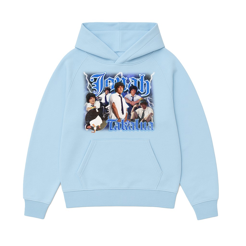 VINTAGE JONAH LIGHT BLUE HOODIE