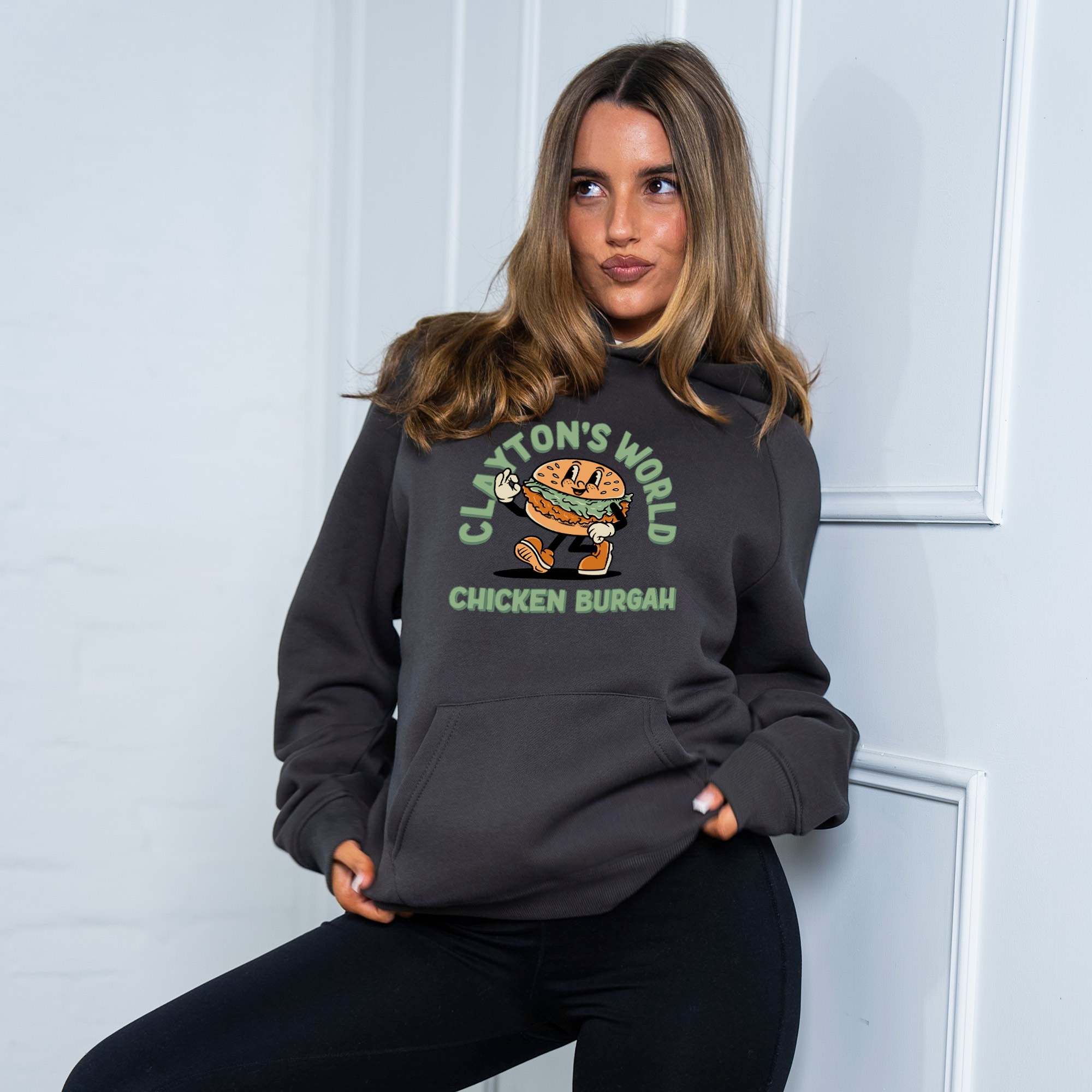 GRAPHITE CLAYTON'S WORLD HOODIE