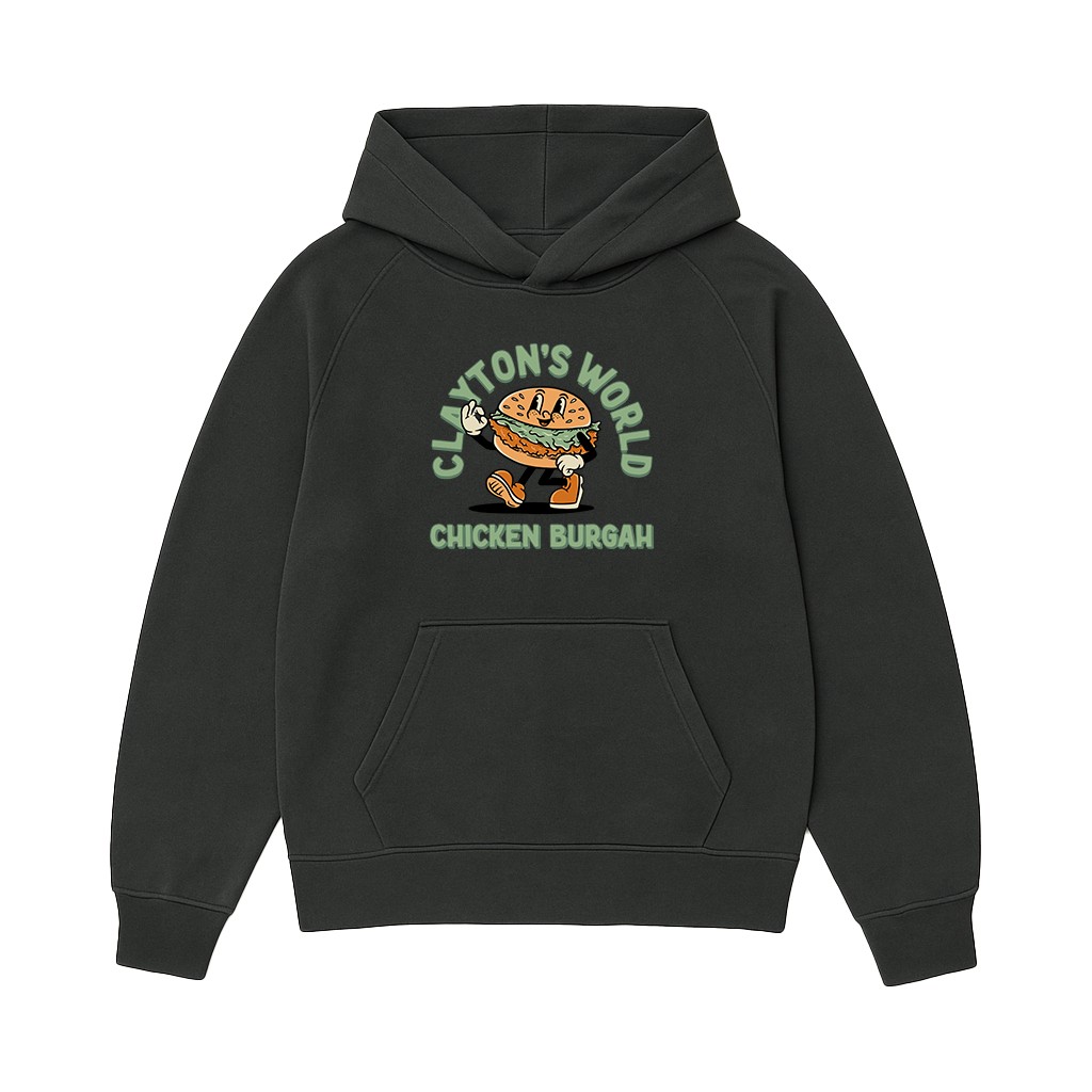 GRAPHITE CLAYTON'S WORLD HOODIE