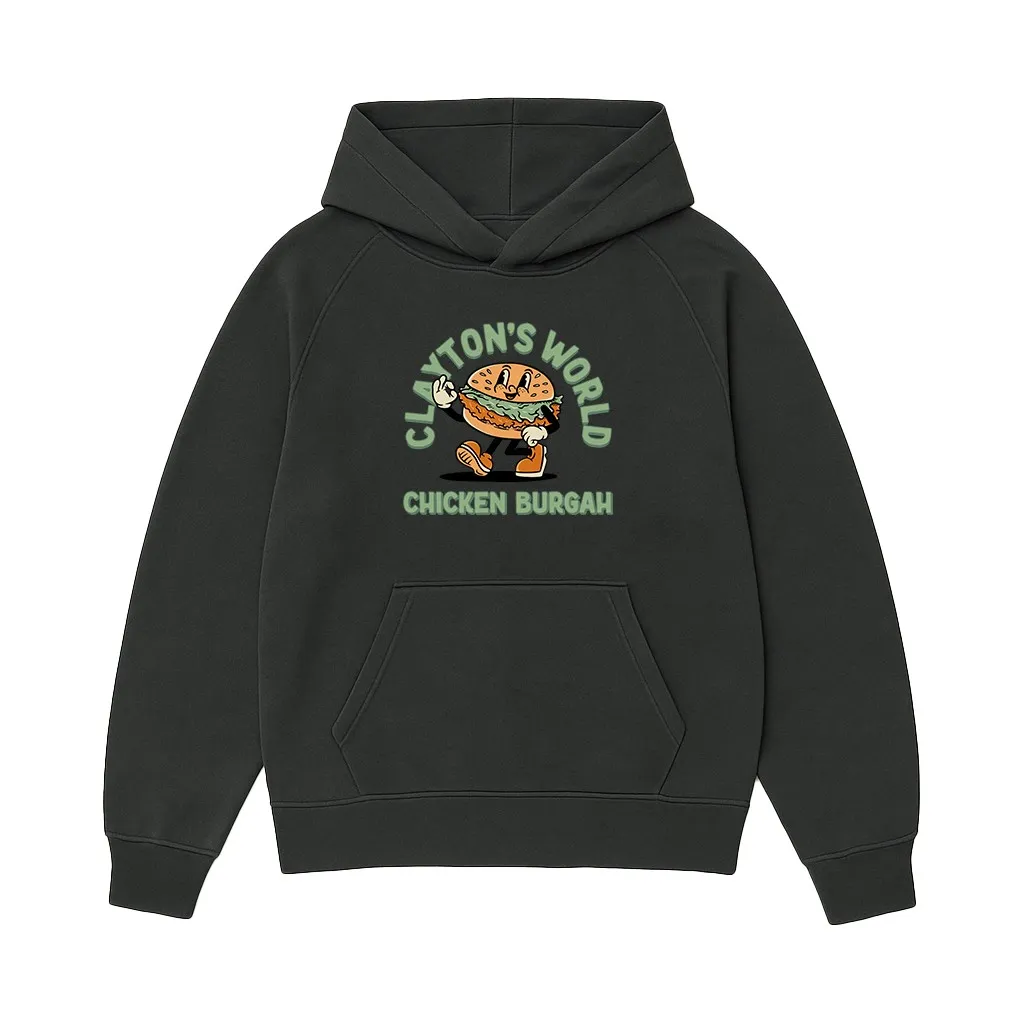 GRAPHITE CLAYTON'S WORLD HOODIE