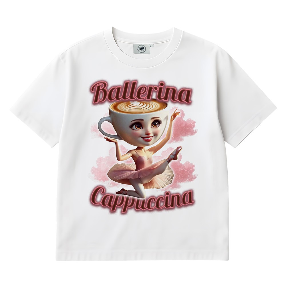 BALLERINA CAPPUCCINA WHITE TEE