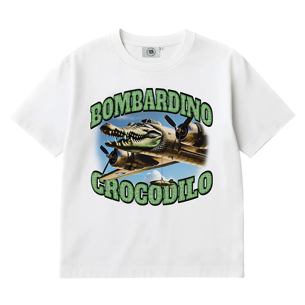 BOMBARDINO CROCODILO WHITE TEE