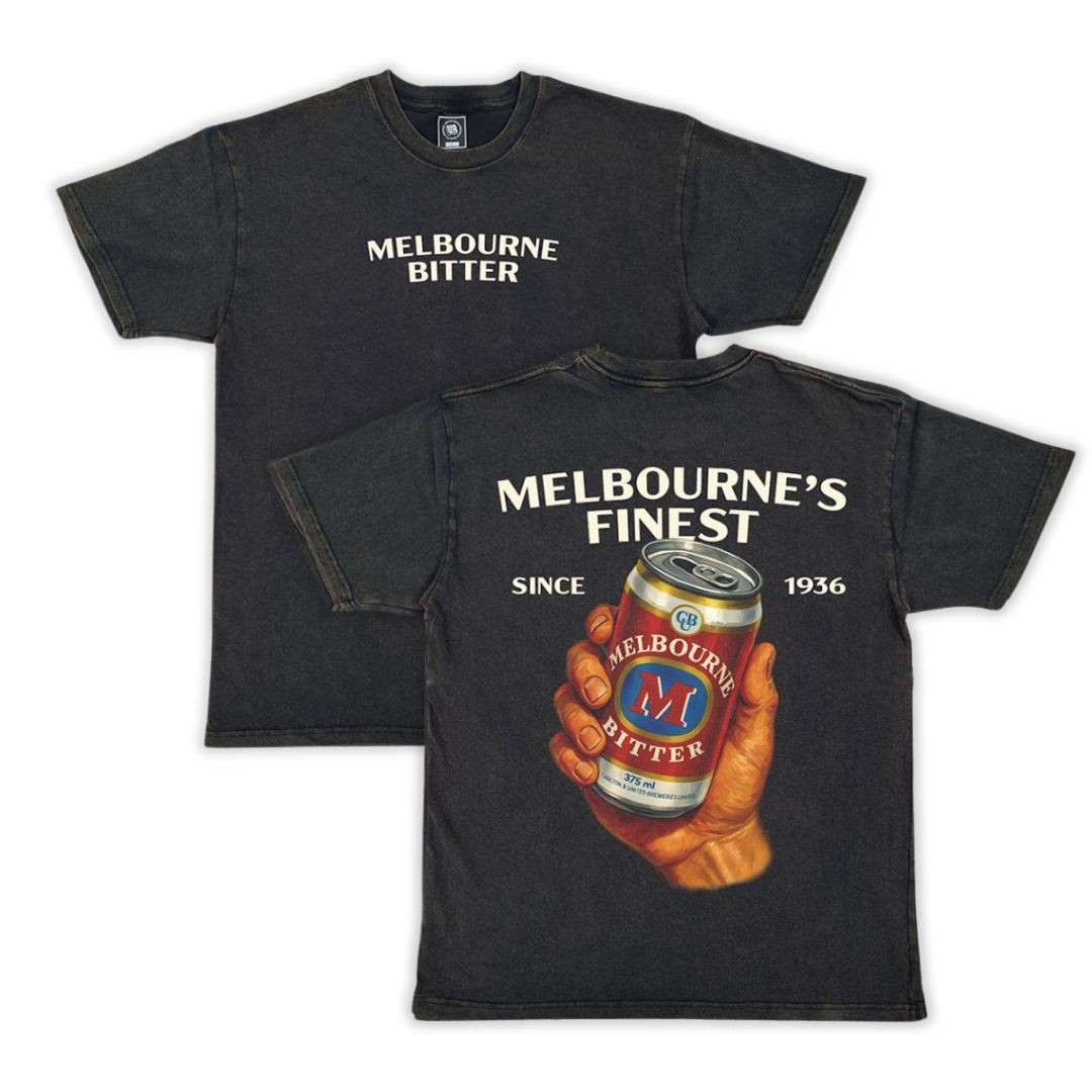VINTAGE MELBOURNE'S FINEST FRONT & BACK T-SHIRT