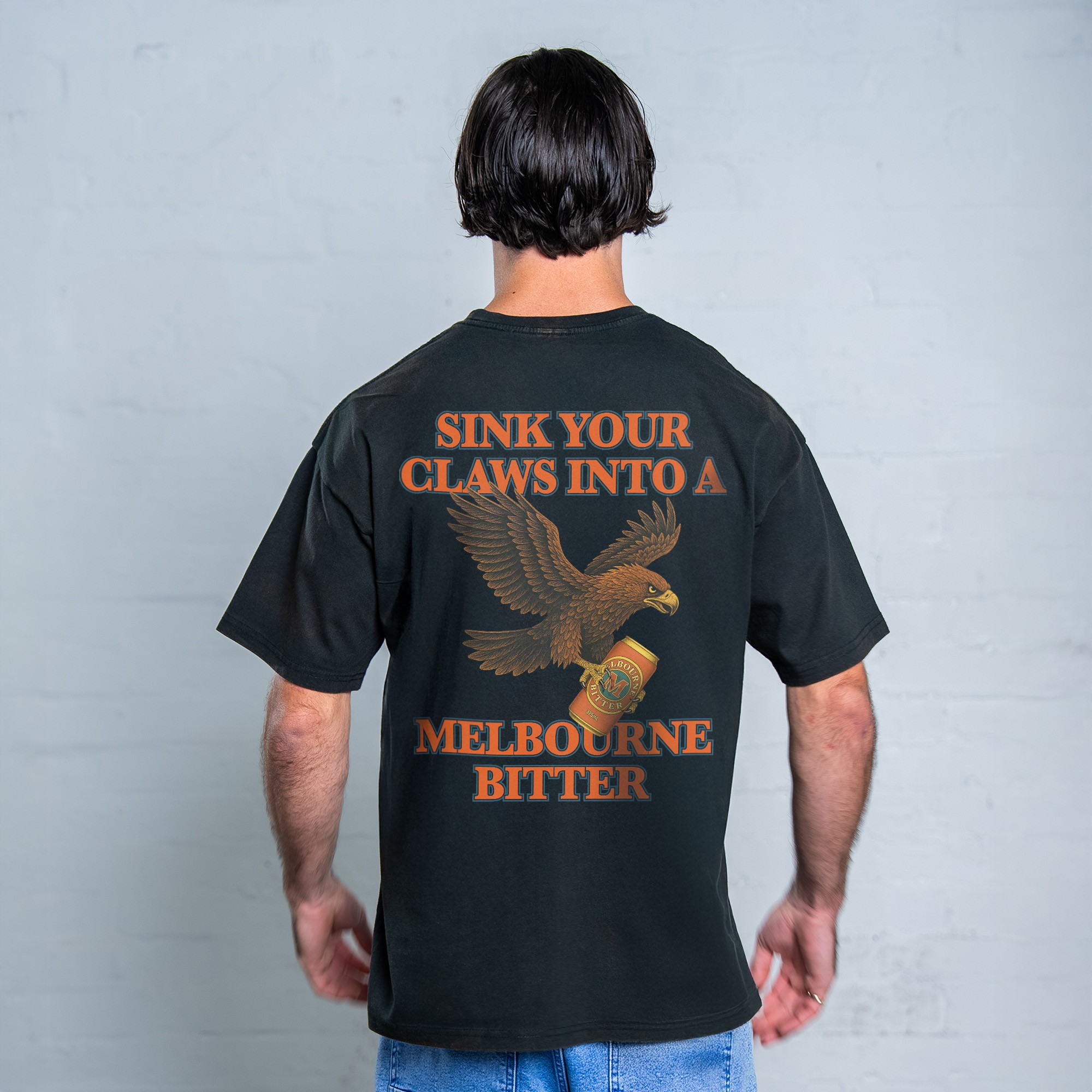 VINTAGE SINK YOUR CLAWS FRONT & BACK T-SHIRT