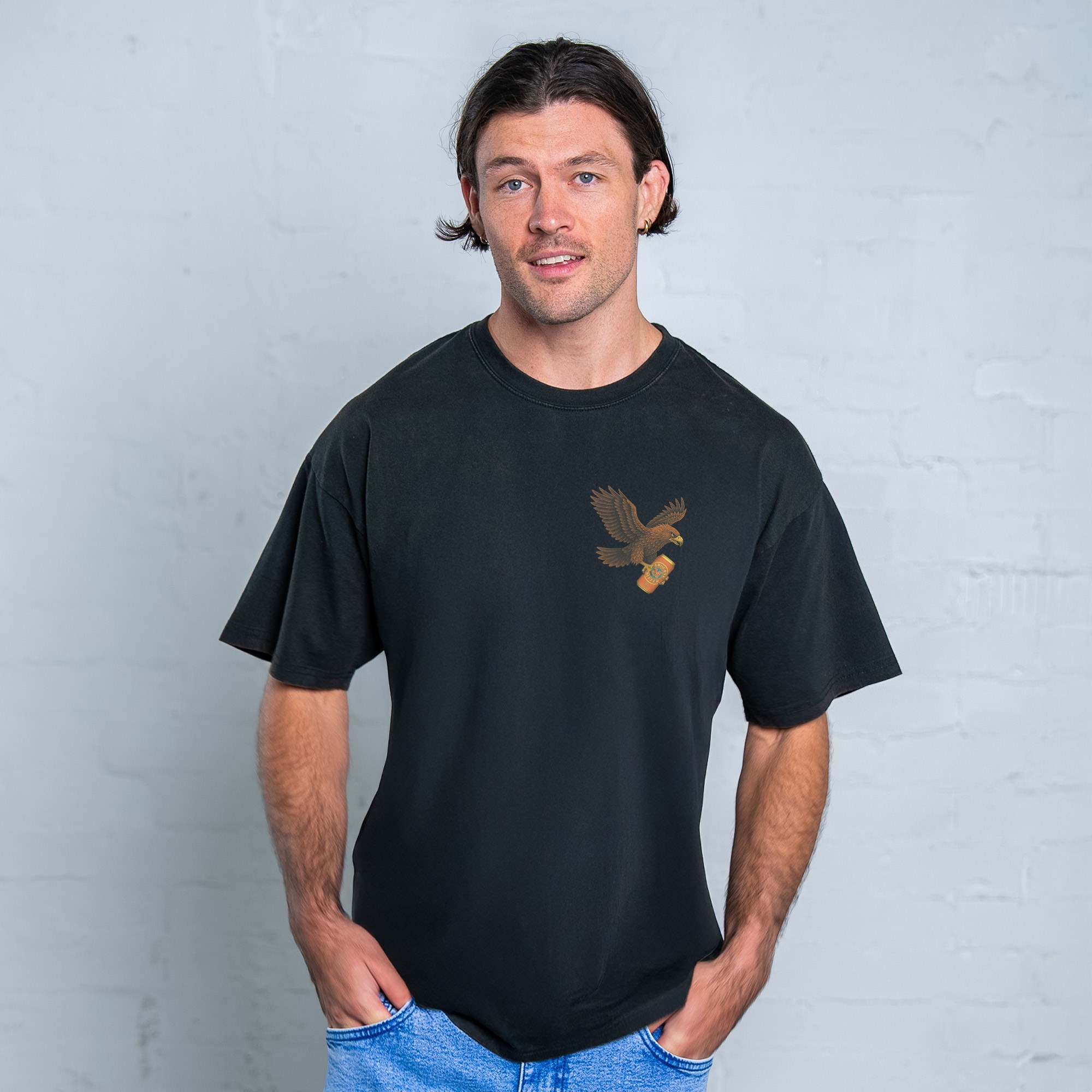 VINTAGE SINK YOUR CLAWS FRONT & BACK T-SHIRT