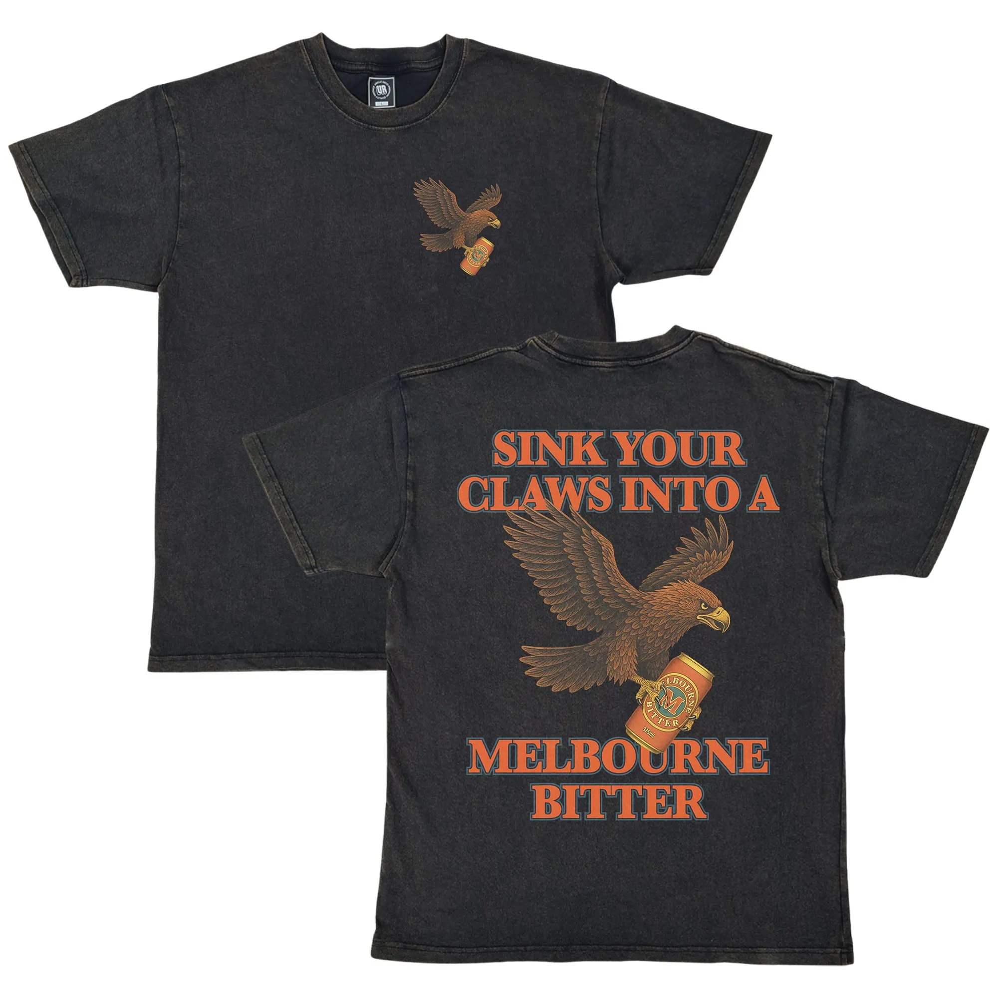 VINTAGE SINK YOUR CLAWS FRONT & BACK T-SHIRT