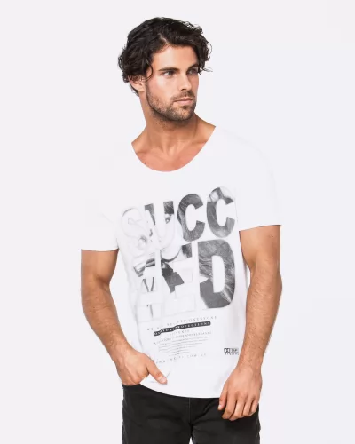 SUCCEED WHITE TEE