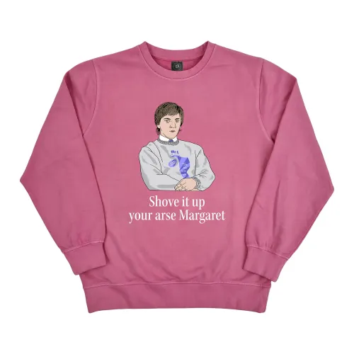 VINTAGE PINK SHOVE IT MARGARET MR. G CREW