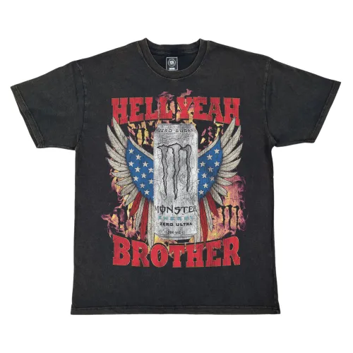 VINTAGE HELL YEAH BROTHER T-SHIRT