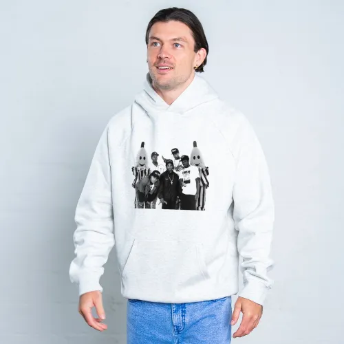 BWA WHITE MARLE HOODIE