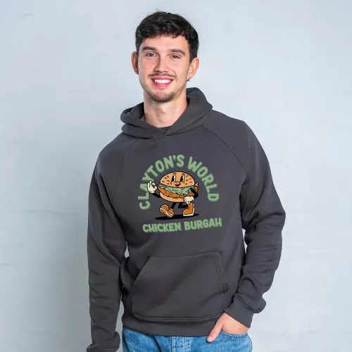GRAPHITE CLAYTON'S WORLD HOODIE