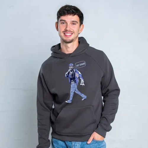 SAY DRAKE GRAPHITE HOODIE