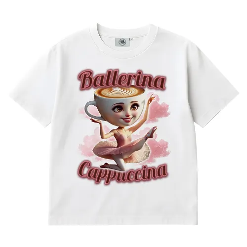 BALLERINA CAPPUCCINA WHITE TEE