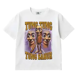 TUNG TUNG TUNG SAHUR WHITE TEE
