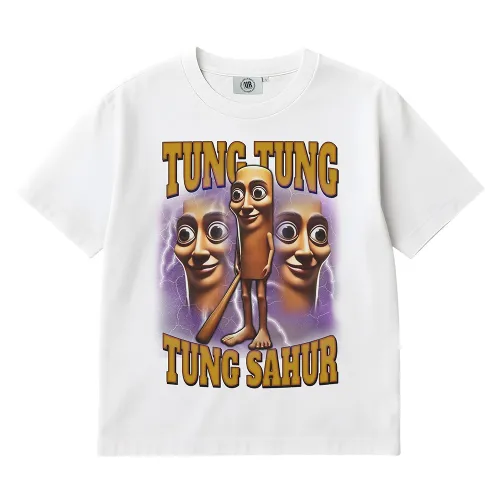 TUNG TUNG TUNG SAHUR WHITE TEE
