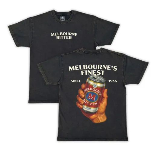 VINTAGE MELBOURNE'S FINEST FRONT & BACK T-SHIRT
