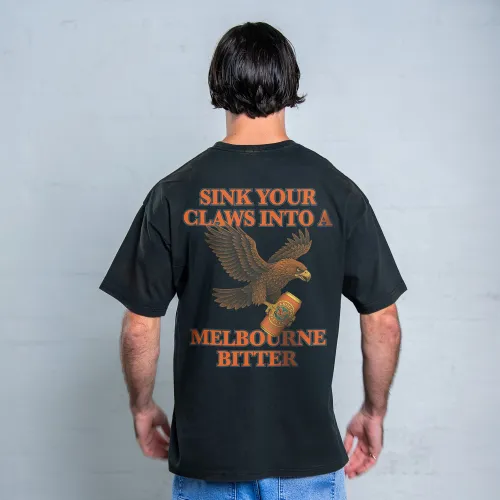 VINTAGE SINK YOUR CLAWS FRONT & BACK T-SHIRT